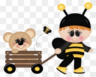 2 Borboletas & Joaninhas Bumble Bee Clipart, Clipart - Bee - Png Download