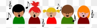 Clip Free Stock Children's Choir Clipart - Children Singing Clipart - Png Download