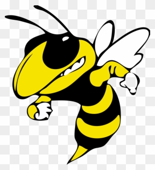 Bumble Bee Clip Art - Roanoke Rapids Yellow Jackets - Png Download
