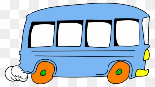 It Was Nearly Bus Time When We Emerged, But The Stop - Pink Bus Clip Art - Png Download