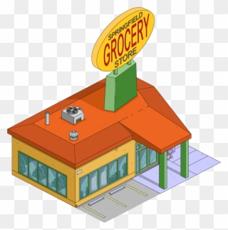 Springfield Grocery Store - Store Clipart Transparent - Png Download