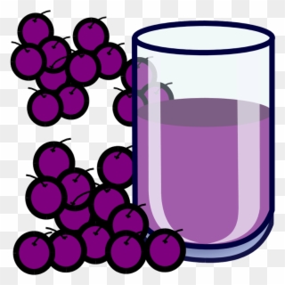 Drink Clipart Squash - Grape Juice Transparent Background - Png Download