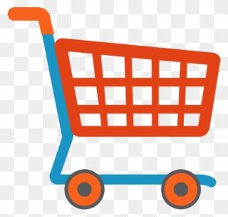 Trolley Vector Clipart - Shopping Cart Png Vector Transparent Png