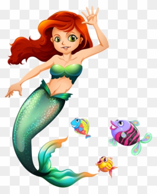 Sirena Clip Art - Dancing Mermaid - Png Download