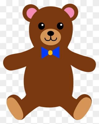 Teddy Bear Free Clip Art 2 Gclipart - Brown Teddy Bear Clipart - Png Download