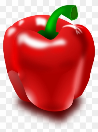 Pimiento Clip Art Pepper - Red Pepper Clipart - Png Download