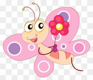 Strong Picture Of A Cartoon Butterfly Clipart Best - Cartoon Butterfly Clipart - Png Download