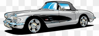Chevrolet Impala Clipart Firebird - Chevrolet Corvette - Png Download