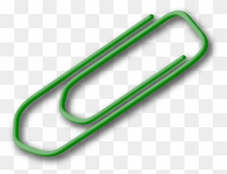 Paper Clip Stationery Office Supplies Pin - Clipart Clip - Png Download