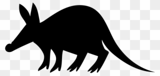 Financial Independence And Life Optimization - Silhouette Of An Aardvark Clipart