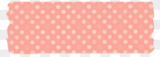 Clear Tape Cliparts - Polka Dot - Png Download