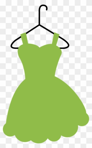 Vestimentaires - Dress On Hanger Clipart - Png Download