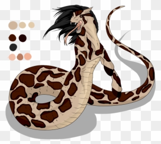 Python Clipart - Easy To Draw Burmese Python - Png Download