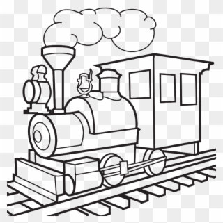 Train Drawings For Kids - Drawing Image Of Train Clipart