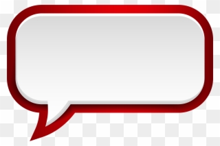 View Full Size - Red Speech Bubble Png Clipart