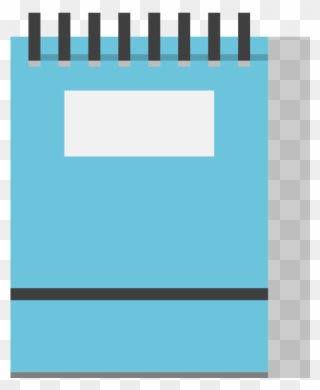 Free Spiral Notebook Clip Art - Note Block Vector Png Transparent Png