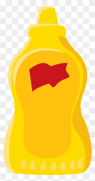 Pizza Clipart Summer - Mustard Bottle Clip Art - Png Download