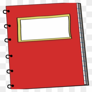 Spiral Notebook Clipart Spiral Notebook Clipart Red - School Supplies Clipart Notebook - Png Download