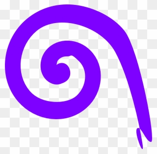 Purple Clipart Spiral - Espiral Violeta - Png Download