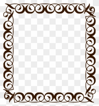 Candy Bar Clipart Top - Page Decorative Borders - Png Download