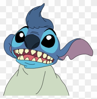 Stitch Liloandstitch Disney Cartoon Blue Alien Monster - Cartoon Clipart
