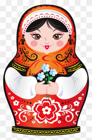 Russian Nesting Dolls Clipart - Russian Doll - Png Download