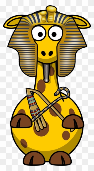 Egypt Clip Art - Egyptian Cartoon Giraffe - Png Download
