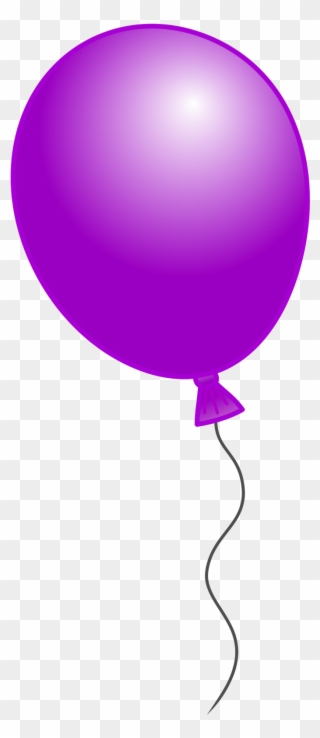 Balloon Clipart Number - Single Balloon Clipart Png Transparent Png