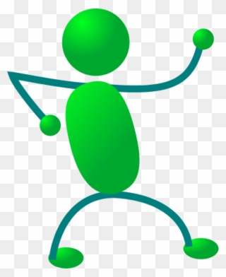 Stick Figure Dancing Clipart Cliparts And Others Art - Blue Stickman Png Transparent Png