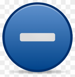 Button Plus And Minus Signs Plus-minus Sign Computer - Minus Icon Png Blue Clipart