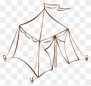 Tent Clip Art Free Vector - Tent Clip Art - Png Download