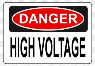Get Notified Of Exclusive Freebies - Warning Label High Voltage Clipart