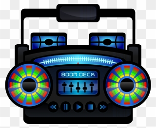 Whimsical Clip Art Download - Clip Art Boom Box - Png Download