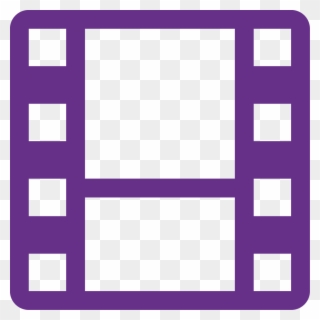 Film Production - Movie Icon Png White Clipart