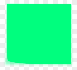Clip Art At Clker Com Vector Online - Green Sticky Note Png Transparent Png
