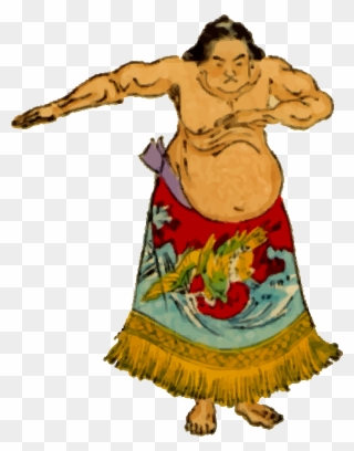 Big Image - Sumo Belly Dancer Clipart