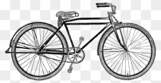 Free Bicycle Clip Art - Vintagebicycle Rectangle Car Magnet - Png Download