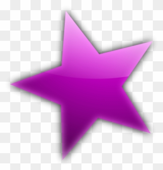 Golden - Star Purple Color Clipart