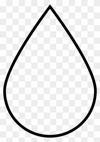 Royalty Free Clip Art - Easy Water Drop Drawing - Png Download