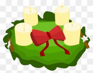 Wreath Clipart Cartoon - Der Advent Clipart - Png Download