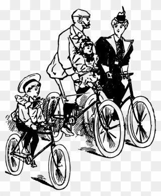 Bike Big Image Png - Family Cycling Clipart Png Transparent Png