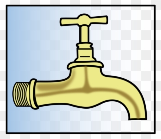 Computer Icons Tap Water Drinking Water Public Domain - Tap Clipart - Png Download