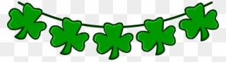 Clover Garland - St Patrick's Day 2011 Clipart
