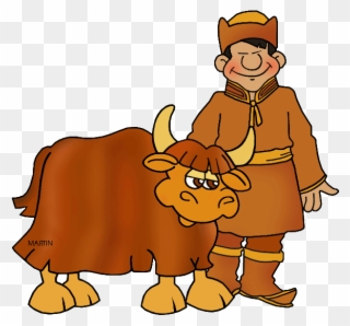 Yak Clipart - Mongol Clipart - Png Download