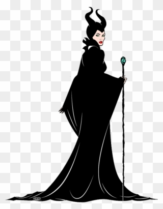 Disney S Maleficent Movie Clip Art Disney Clip Art - Maleficent Cartoon Black And White - Png Download