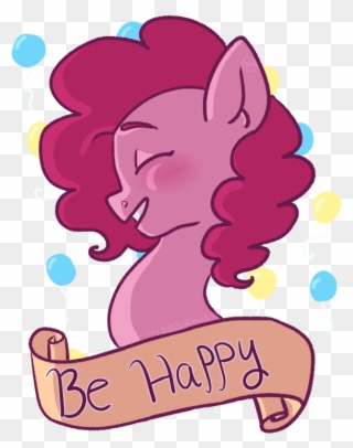 Thebirbdraws, Balloon, Earth Pony, Old Banner, Pinkie - Cartoon Clipart