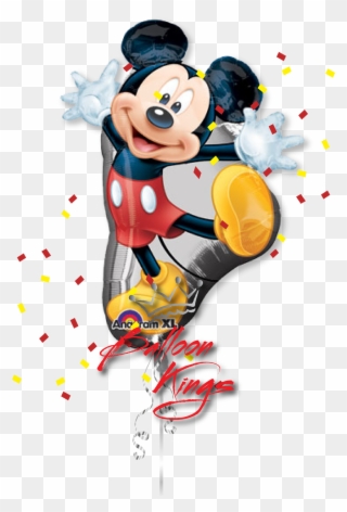 Mickey Shape - Mickey Mouse Foil Balloons Clipart