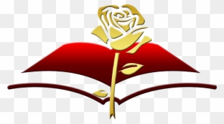 Rose Gold Books - Book Clipart