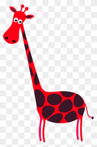 Vector Clip Art - Blue Giraffe Childcare - Png Download