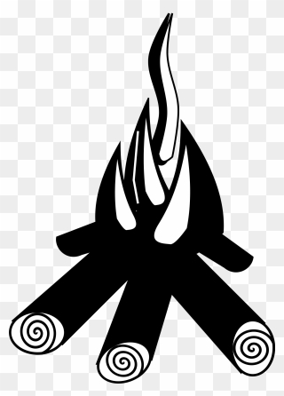 Campfire Smoke Cliparts 9, Buy Clip Art - Camp Fire Silhouette Png Transparent Png